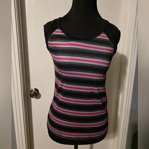C9 By Champion Black, Pink And Gray Workout Top Size M